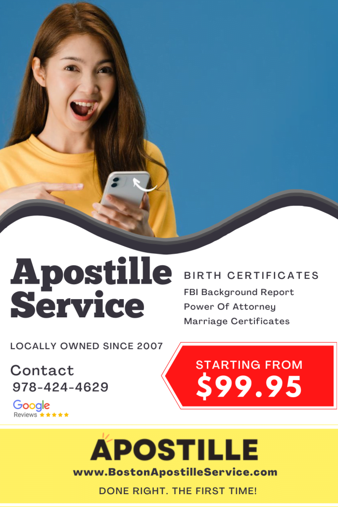 Apostille Office in Lowell MA