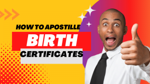 How do I apostille my US birth certificate in Lowell MA?