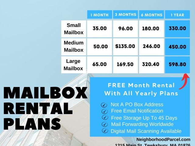 Best Mailbox Rental In Andover MA