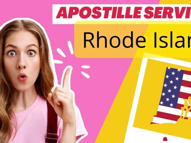 Rhode Island Apostille Service